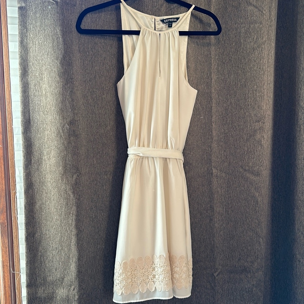 Express Cream Dress